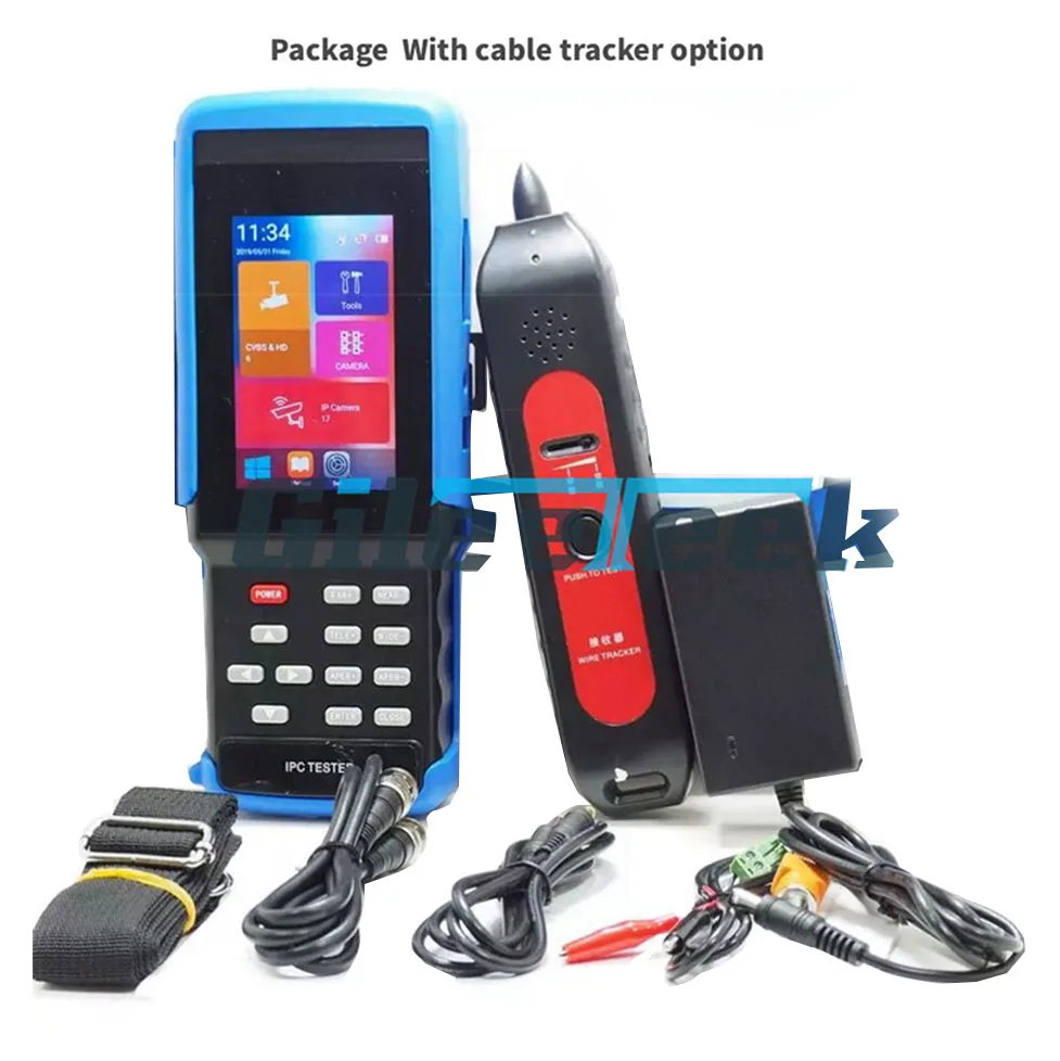 Новейший коаксиальный тестер системы видеонаблюдения HD4.0 IPC9310 H.265 4K IP 5 Мп AHD 8 CVI TVI