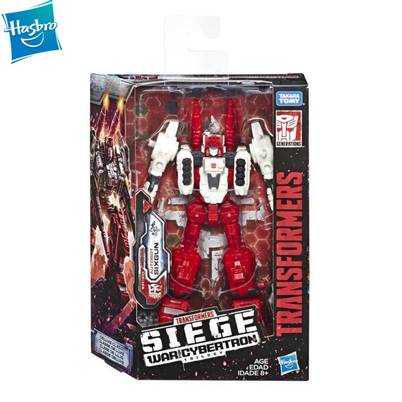 

Hasbro Transformers Toys Generations War for Cybertron Deluxe WFC-S22 Autobot Six-Gun Weaponizer 14cm PVC Action & Toy Figures