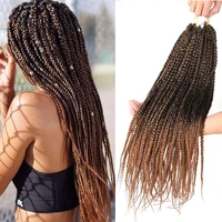 mtmei hair18 inch braiding hair extension african braids synthetic hair braids box crochet braids brown blonde burgundy ombre