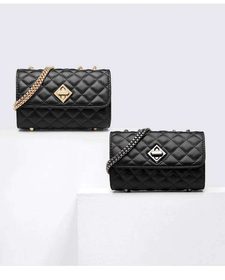 

Female bag 2021 new trendy fashion rhombus chain bag shoulder messenger bag all-match small bag crossbody bags for women