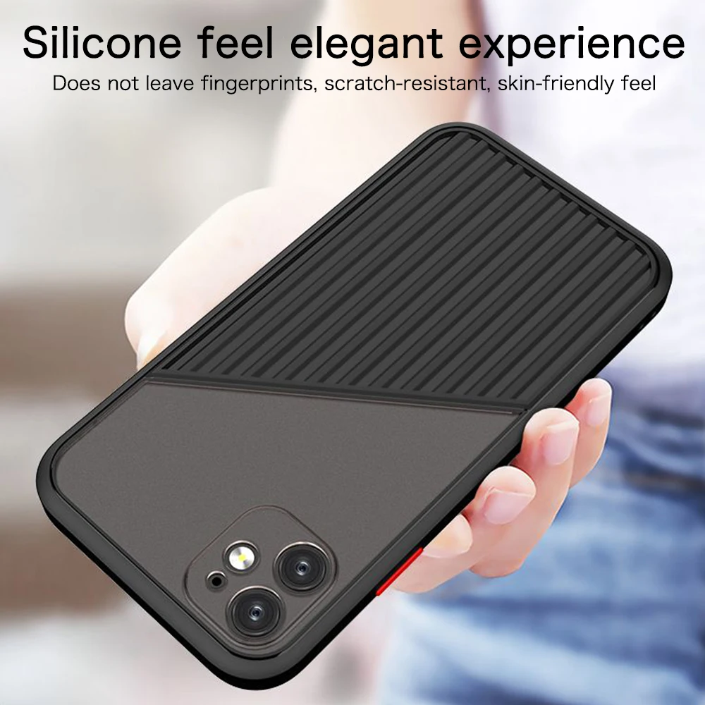 

Original Shockproof Phone Case For Apple iPhone 11 12 Pro Max Mini 7 8 6 6S Plus XR X XS MAX Silicone Bumper Back Phone Cover
