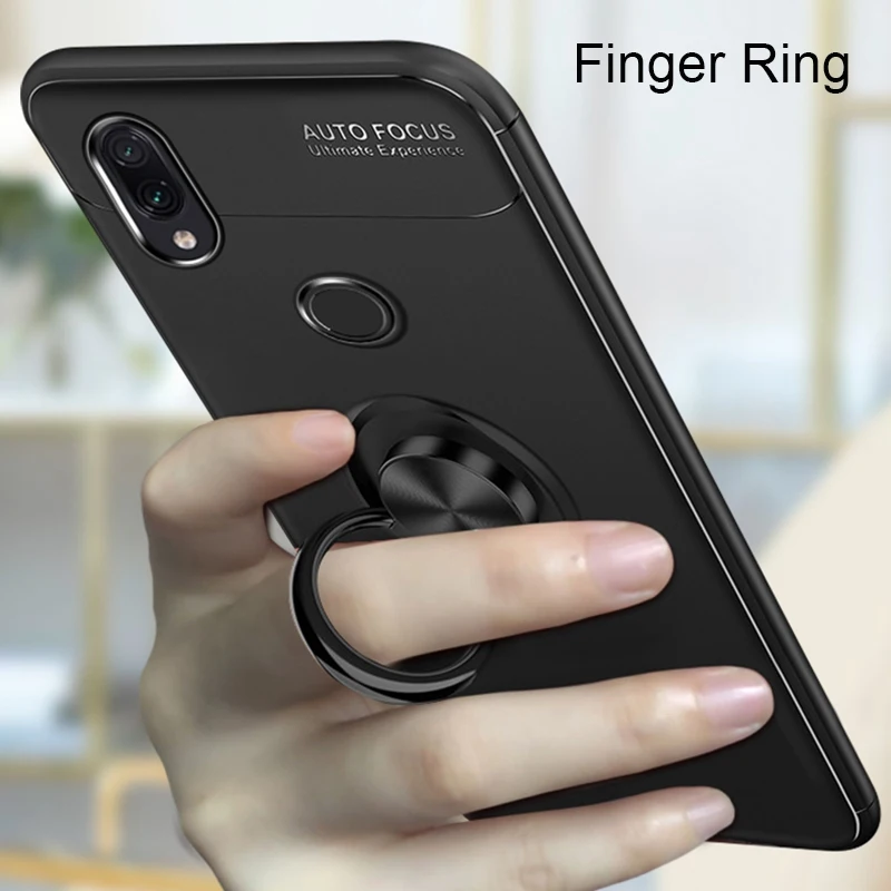 Чехол для телефона с кольцом на палец Xiaomi Redmi 7 7A 5 Plus S2 K20 6A Note 4 4X 6 Pro чехол
