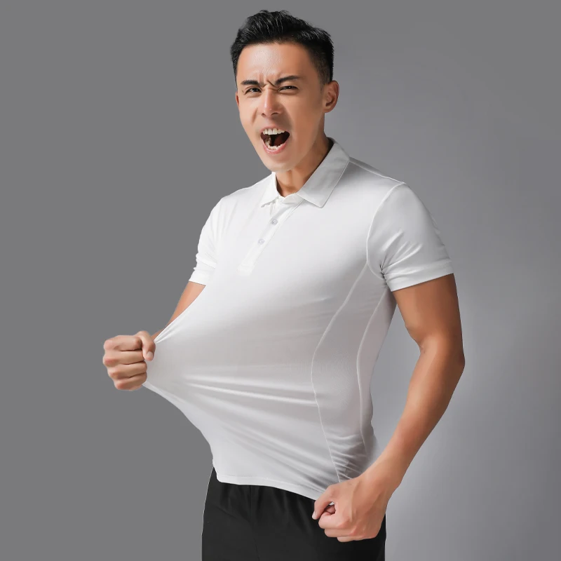 Спортивная мужская футболка для фитнеса бега дышащая быстросохнущая занятий