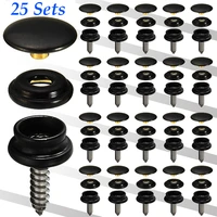 75pcsset snap fastener button screw studs kit 15mm high quality accessory parts suitable for boat cover home improvement
