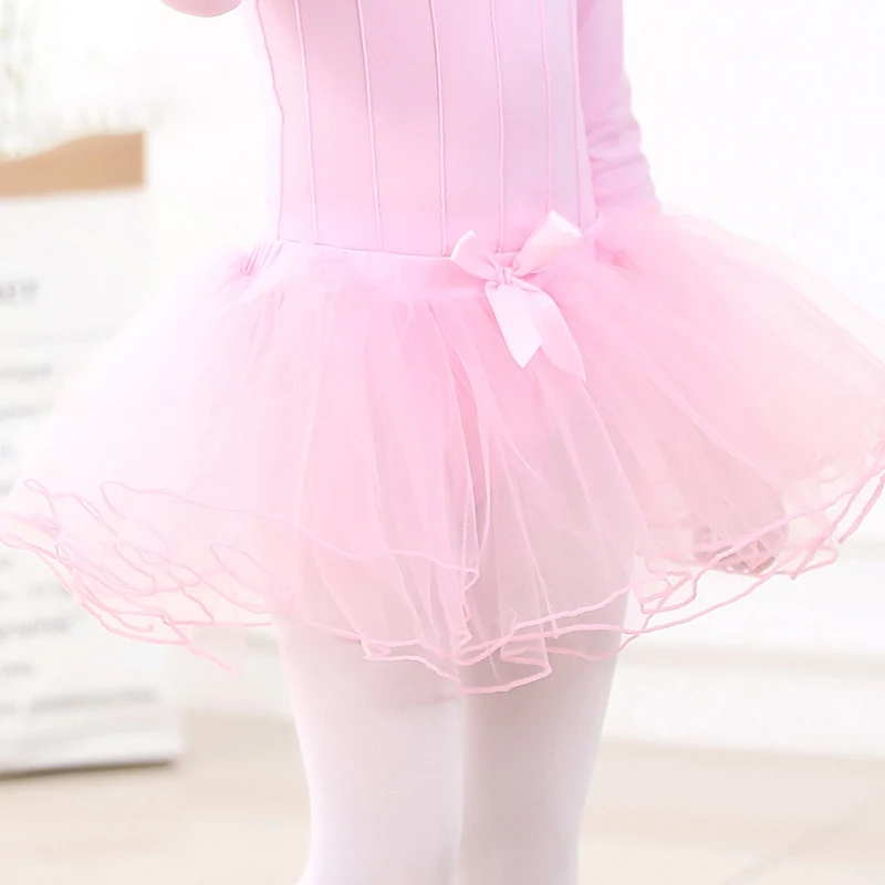 Балетная юбка для девочек 3 слоя сетки тюль пачка короткие юбки дети спортивные
