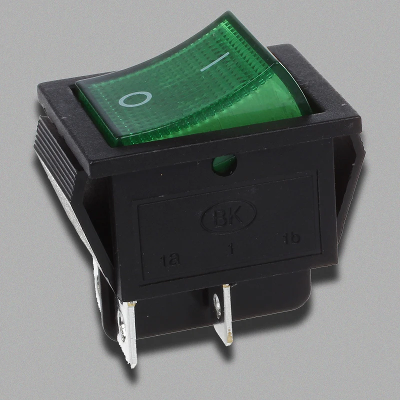 Green Light 4 Pin DPST ON/OFF Snap in Boat Rocker Switch 16A/250V 15A/125V AC | Обустройство дома
