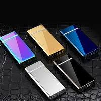 creative personalized metal electronic charging usb lighter for cigarette