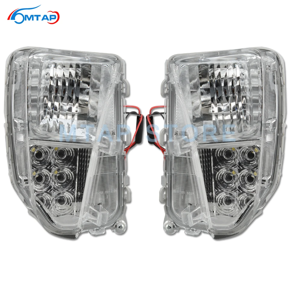 MTAP для Prius 2012 2013 2014 2015 светодиодные дневные ходовые огни передний бампер