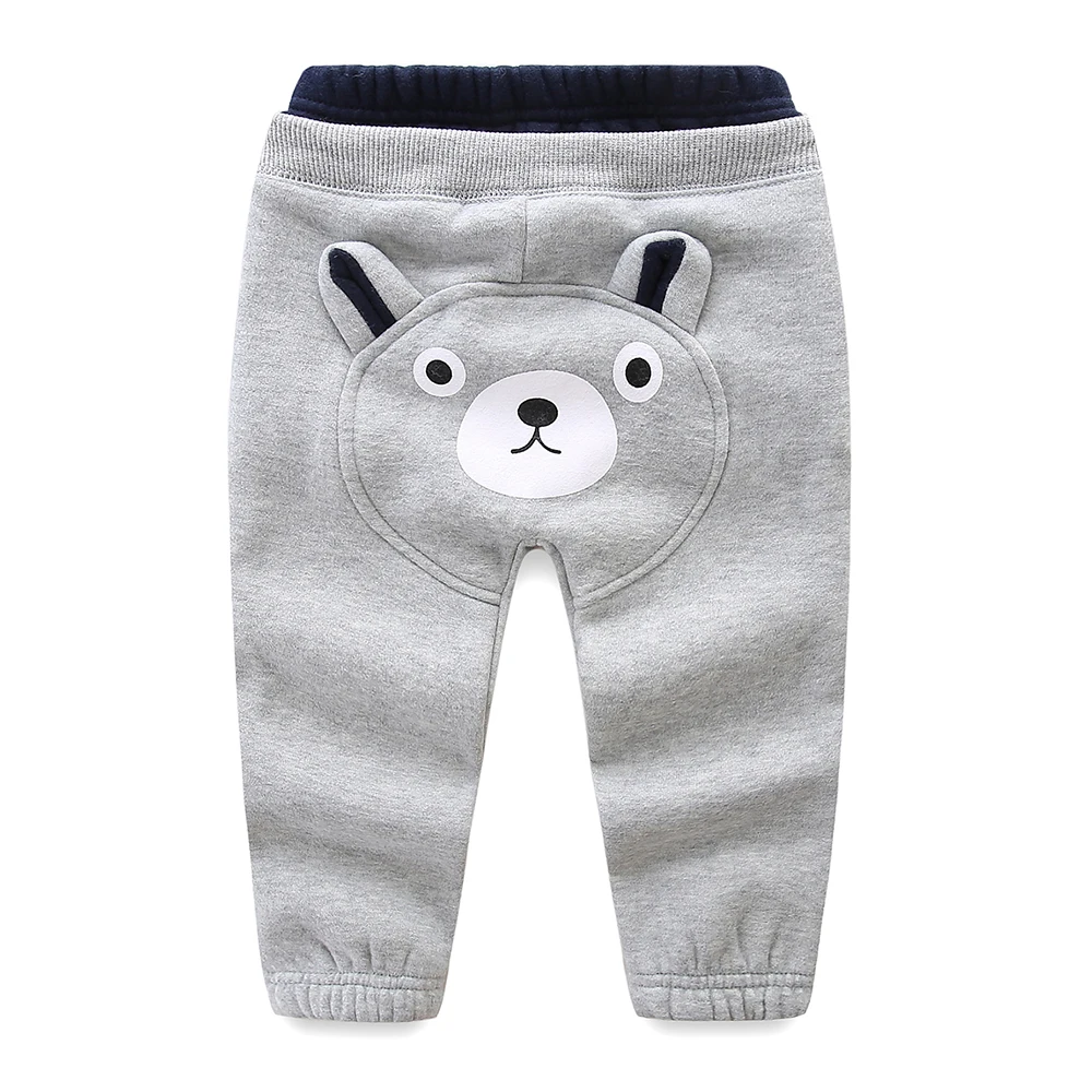 

Mudkingdom Hot Sale Autumn Winte New Baby Boys Girls Cartoon Bear Pants High Waist Pp Pants Trousers Baby Pants
