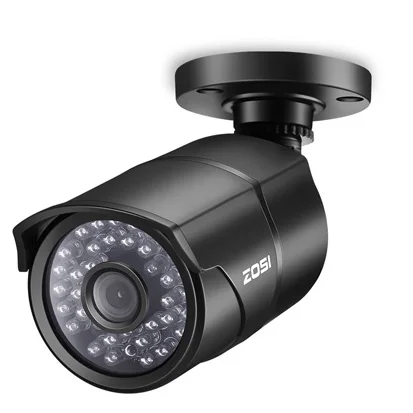 ZOSI 1080P 4-в-1 CVBS AHD CVI 1/3 2MP CCTV домашнего видеонаблюдения Всепогодный 3,6 мм объектив с фильтр, отсекающий ИК-область спектра, Пуля безопасности Камера - Цвет: TVI
