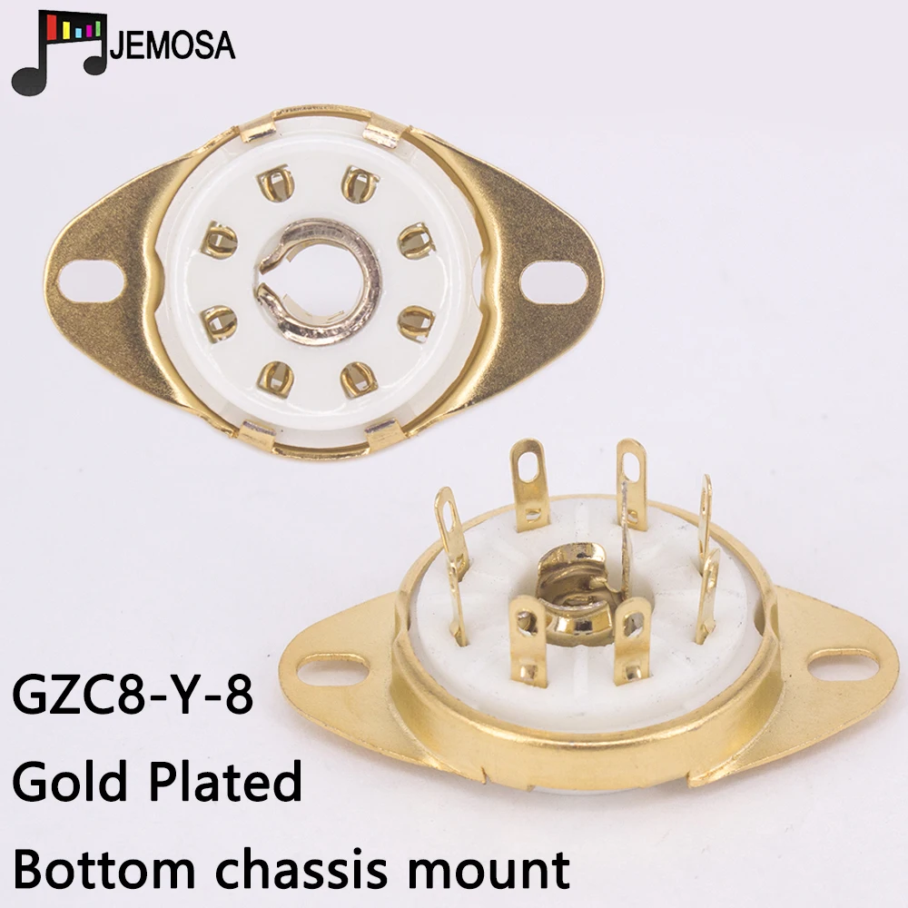 1 шт. 8Pin керамическая Трубная розетка крепление на шасси электронная трубка 4P1S 2J27