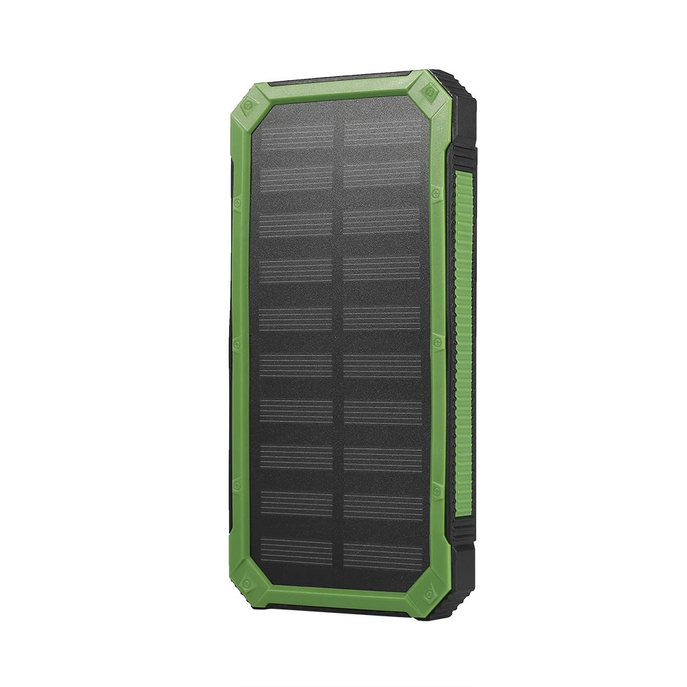 Портативный чехол на солнечной батарее для быстрой зарядки, двойной USB Полярный Мобильный Внешний аккумулятор, чехол, комплекты для самостоятельной сборки, 20000 мА/ч