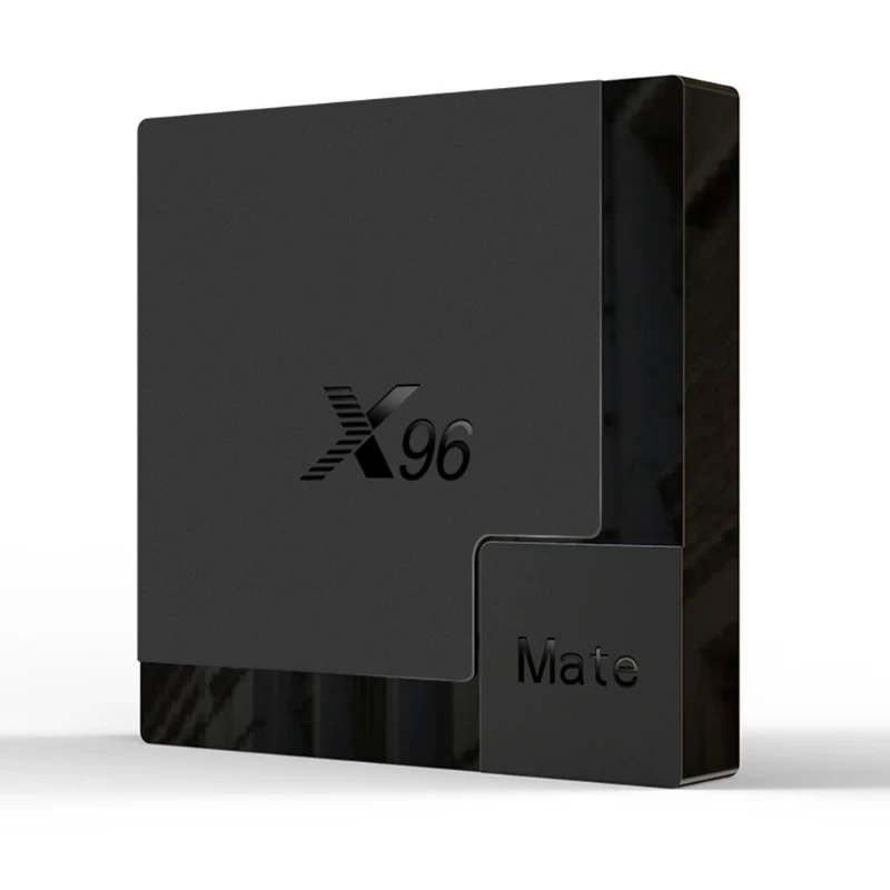 

X96 Коврики Смарт ТВ коробка Andr oid 10 4G 64GB 2,4G & 5G 4K с Wi-Fi голосовой помощник Media Player BT5.0 Декодер каналов кабельного телевидения 448F