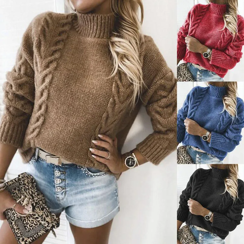 

Fashion Fringed Knitted Sweater Women Sexy One Shoulder Loose Long Sleeve Tassel Pullover Winter Tops MX0038