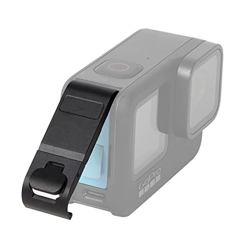 

GoPro 9 Battery Side Cover Type-C Charging Port Adapter Shell Removable Metal Door Protective Case For GoPro Hero 9 Accessories