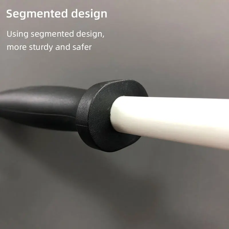 6 12 inch ceramic sharpening stone musats stick rod knife sharpener grinding honing kitchen accessories gadgets tools steel bar free global shipping