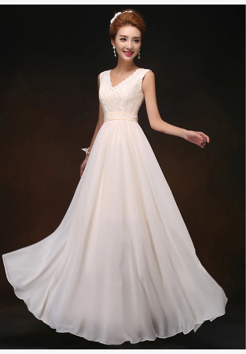 V образный вырез Бордовые Платья для подружки невесты подростковые шифоновые