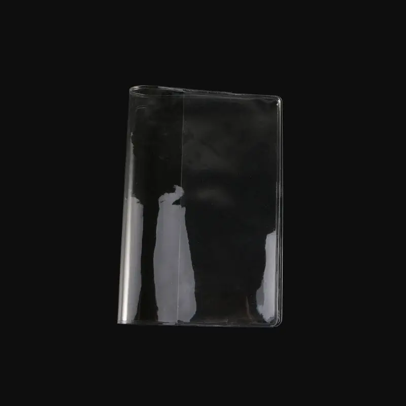 

Transparent Clear Passport Cover Holder Case Organizer Travel Protector M6CC