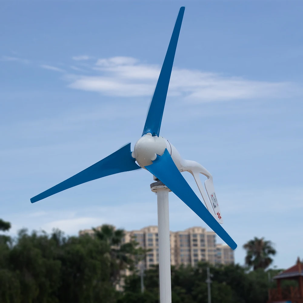 Маленький ветряной генератор 400 Вт мини ветряная мельница Контроллер ветряных