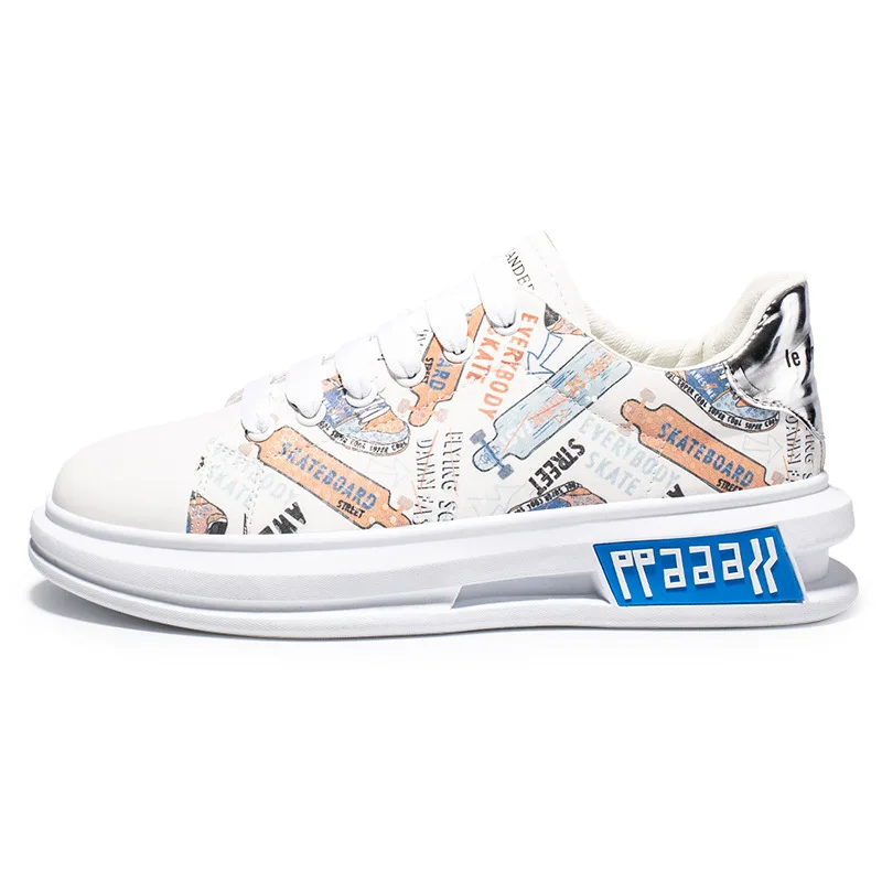 

Autumn 2021 New Korean Fashion Men's Shoes Sports Casual Shoes Fashion Shoes Running White Shoes Men's Board Shoes