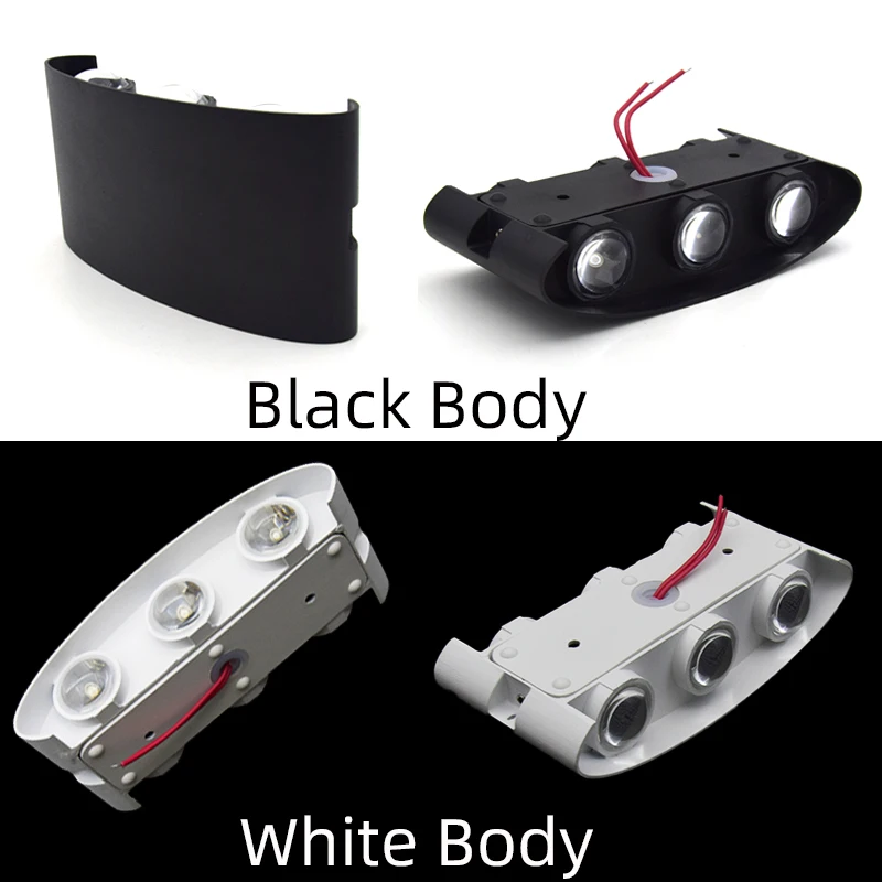 Скандинавские настенные светильники светодиодные алюминиевые наружные