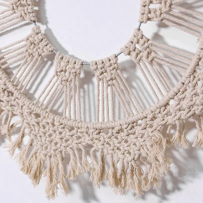 

Round Boho Macrame Wall Hanging - Circle Wall Hanging Tapestry Macrame Wall Hanging Boho Decor Tapestry Home Decor