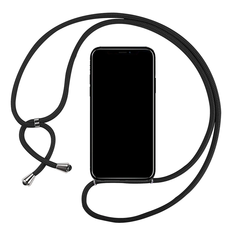 Чехол со шнурком ожерелье плечо Шея ремешок шнур для Samsung Galaxy J8 J6 J7 Prime 2 Max Star V 2nd Plus