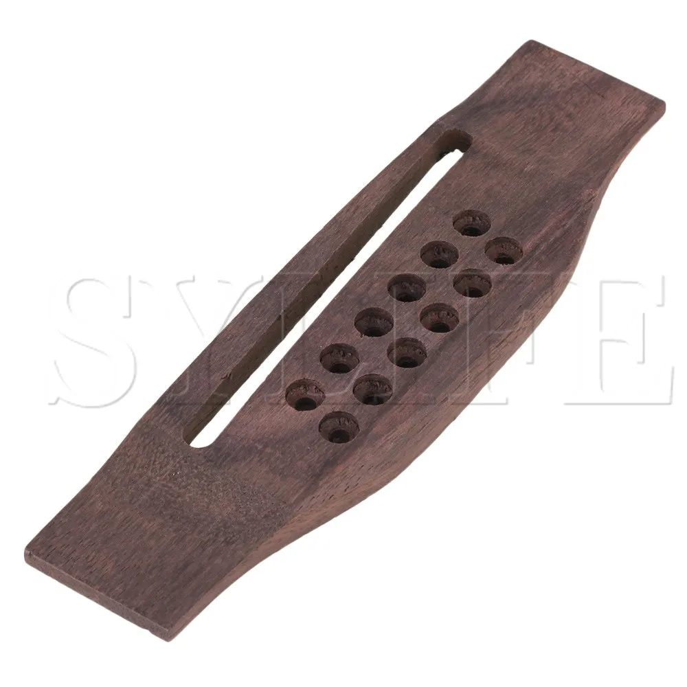 

Right-Handed Rosewood Acoustic Guitar Bridge for 12 String Folk Guitar