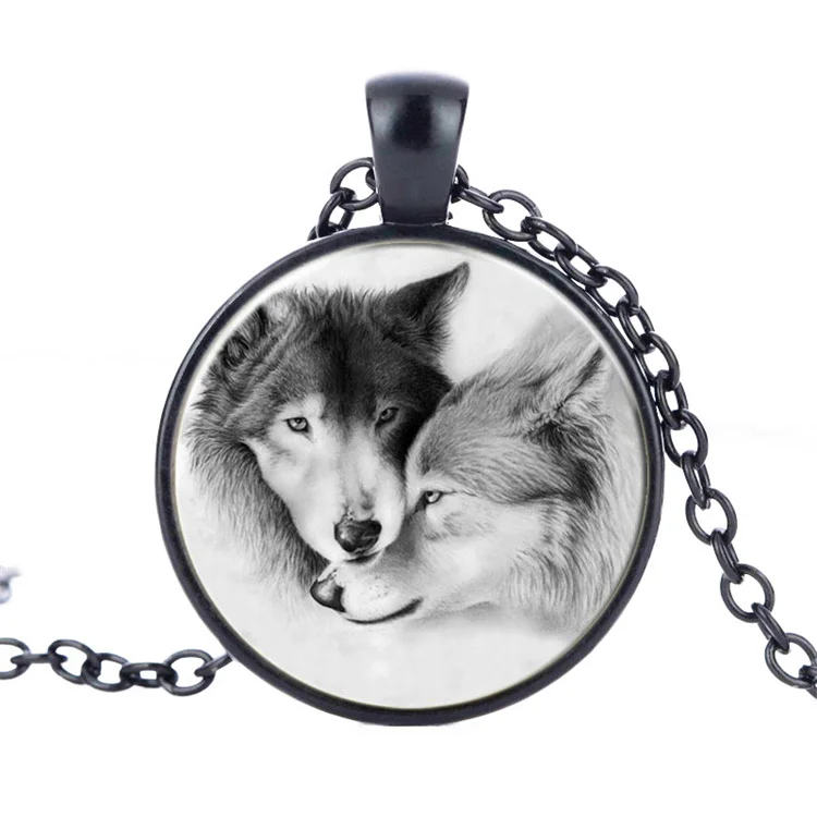 Ожерелье с драгоценным камнем время модное черно-белое ожерелье популярным