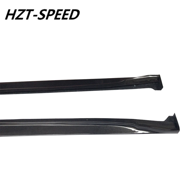Стильный комплект для тела автомобиля из углеродного волокна боковые юбки