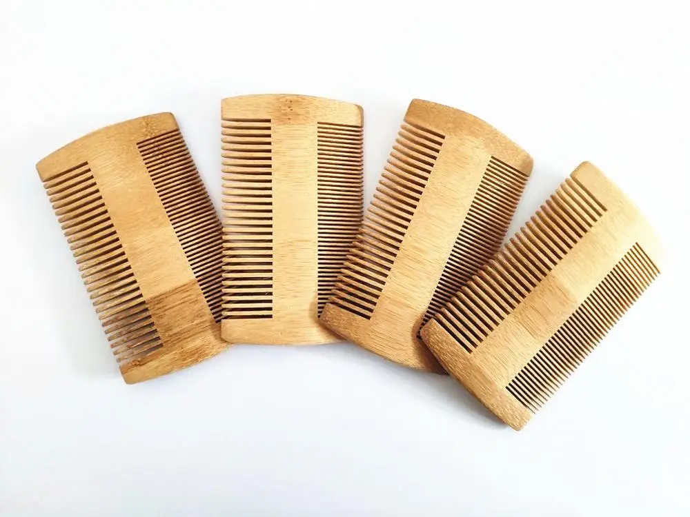 Расческа для бороды Мужская 1 шт. из бамбукового дерева | Красота и здоровье
