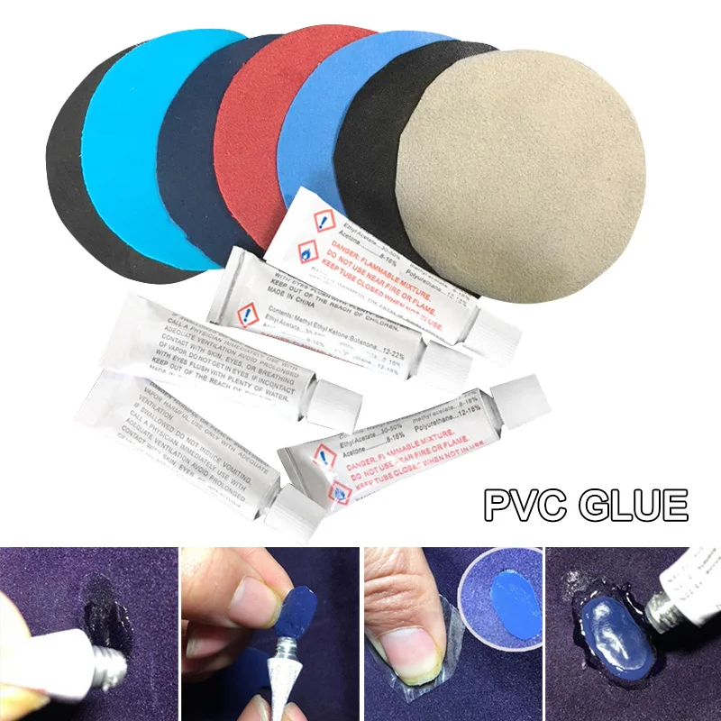 

10PCS PVC Glue for Air Mattress Inflating Air Bed Boat Sofa Repair Kit Patches Glue FK88