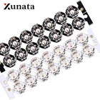 10  1000 шт. DC 5 В WS2812B светодиодный индивидуально адресуемый WS2811 IC RGB 2812B светодиодный радиатор SMD 5050 RGB Встроенный светодиодный чип