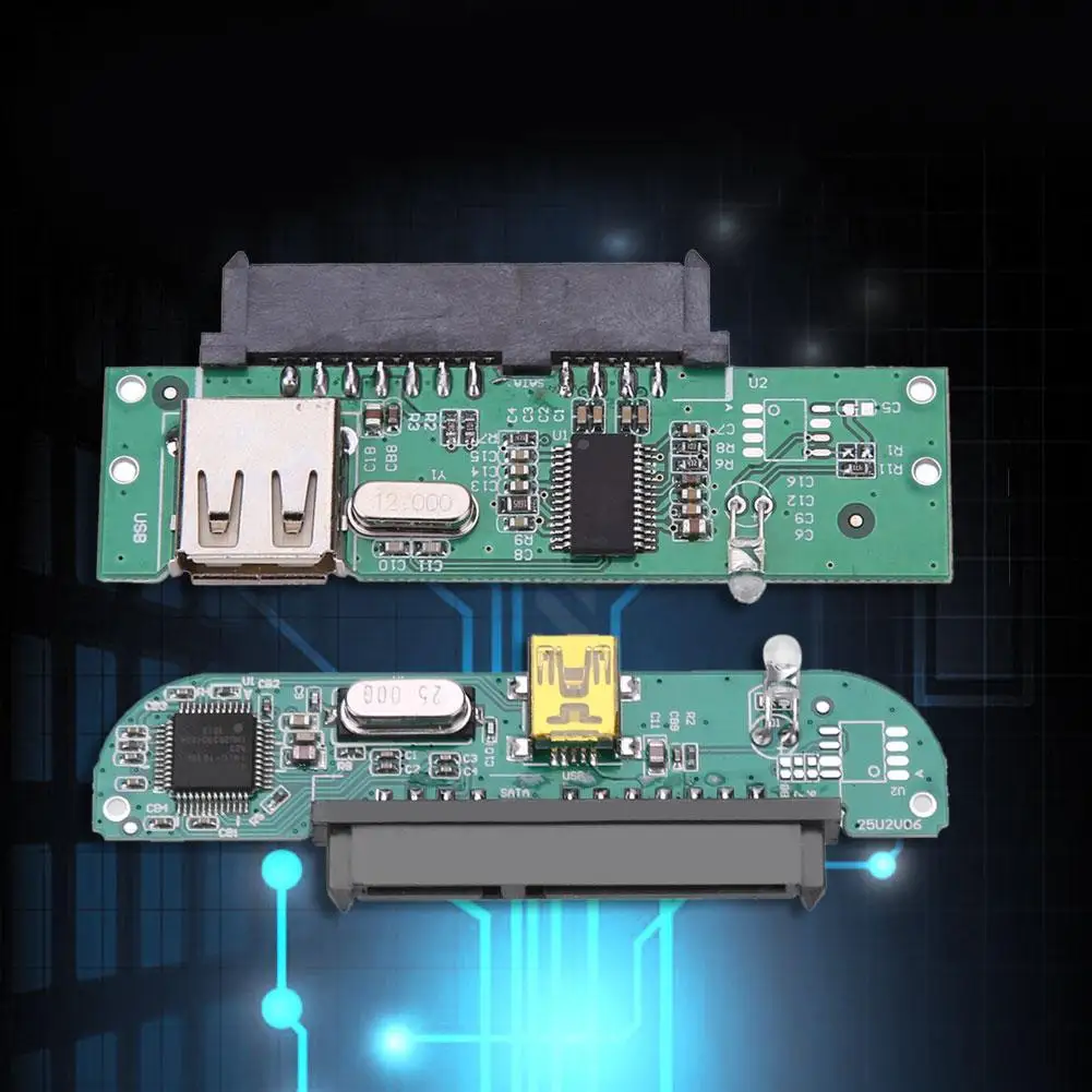 Адаптер для жесткого диска 2 5 дюйма USB 0 на SATA 7 + 15 Pin конвертер SSD совместим с