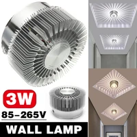 1pcs 85 265v led wall lamp indoor ceiling light panel down light living room bedroom kitchen wall lamp 90x60mm