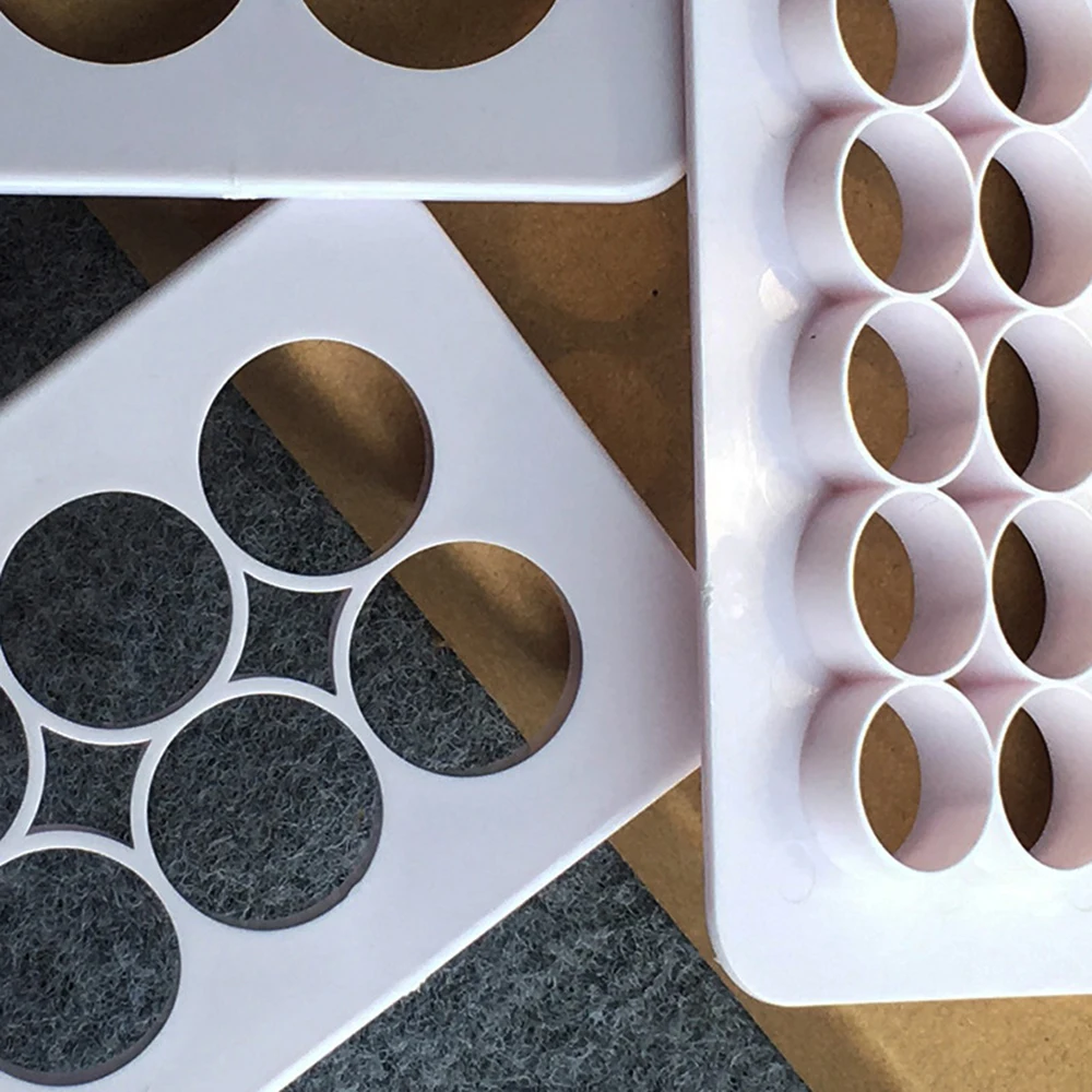 3pcs/set Geometrical Shape Fondant Print Mold Biscuit Cake Chocolate Plastic Printing Tools | Дом и сад