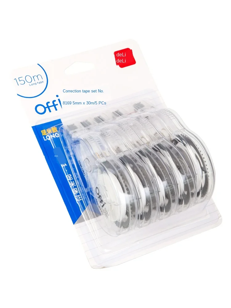 Корректирующая лента прозрачная пленка 150 м корректирующий пояс большой емкости