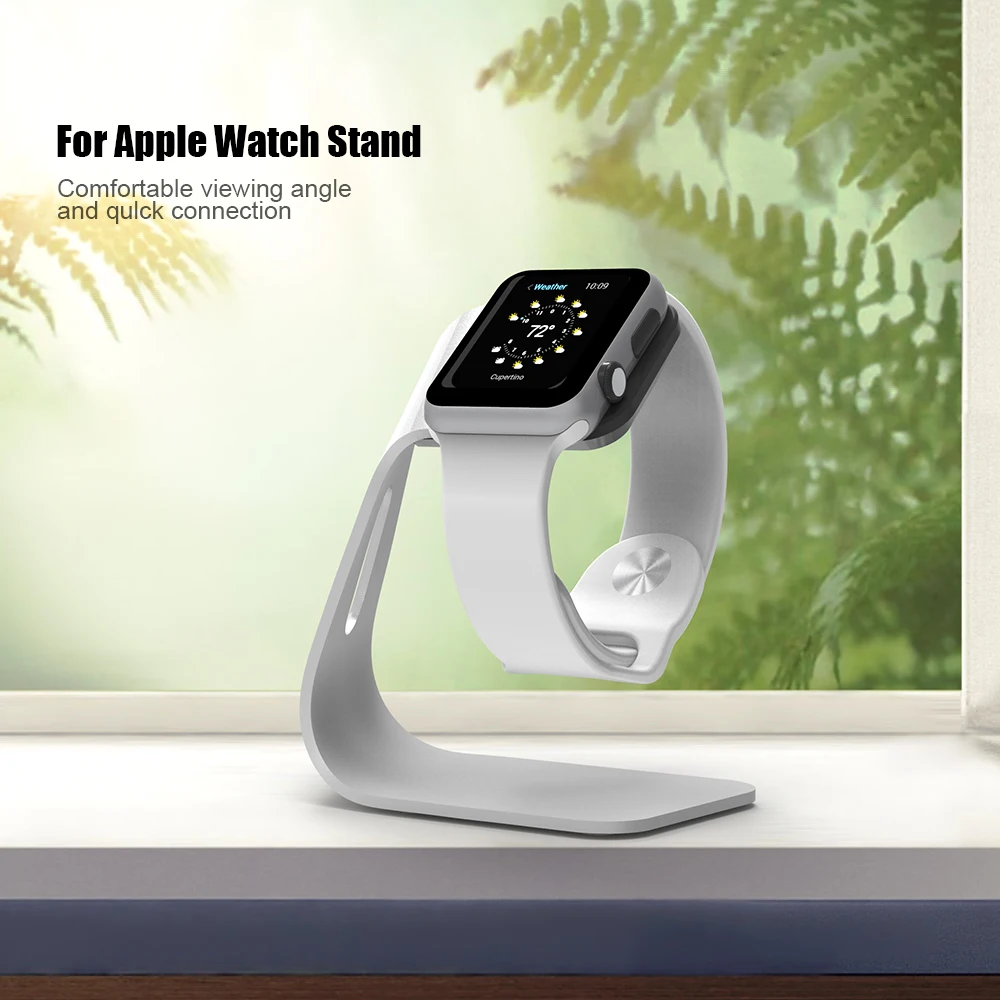 

Metal Aluminum Charger Stand Holder for Apple Watch Bracket Charging Cradle Stand for Apple i Watch Charger Dock Station