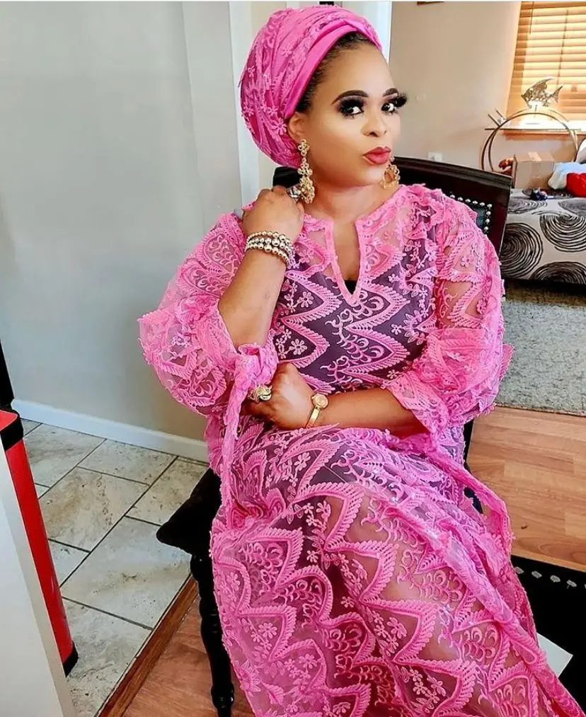 Африканская мода рукав летучая мышь сексуальный размера плюс шифоновое длинное