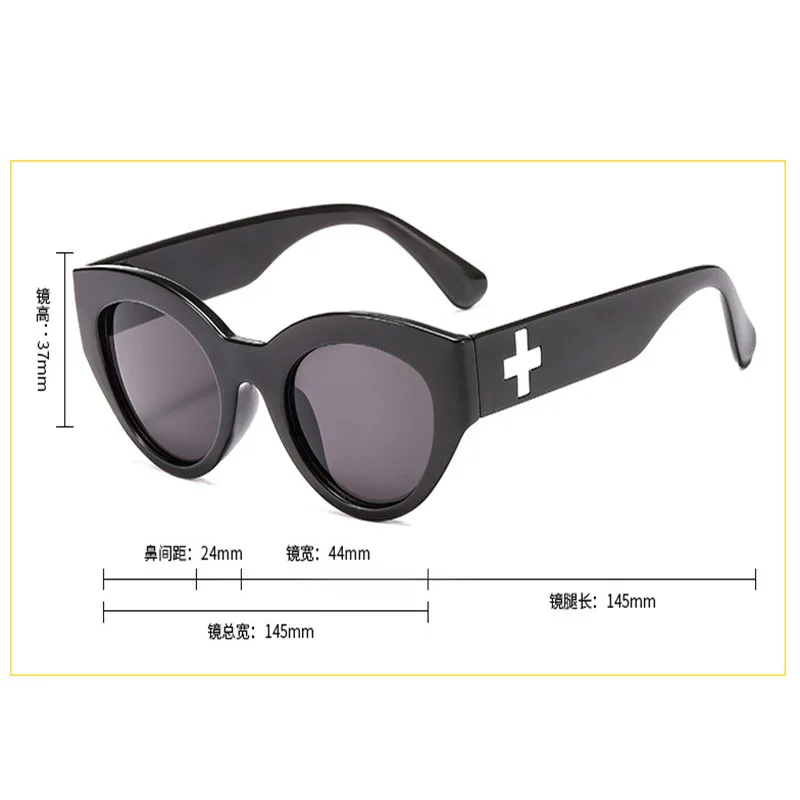 

Cat Eye Fashion Hip Hop Sunglasses Women Trends Shades for Men Vintage UV400 Gafas De Sol Feminino brand designer sunglasses