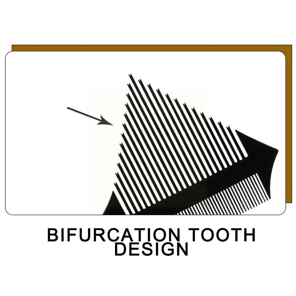 

Профессиональная расческа для подчеркивания волос, принадлежности для парикмахерской, расческа из углеродного волокна, инструмент для укл...