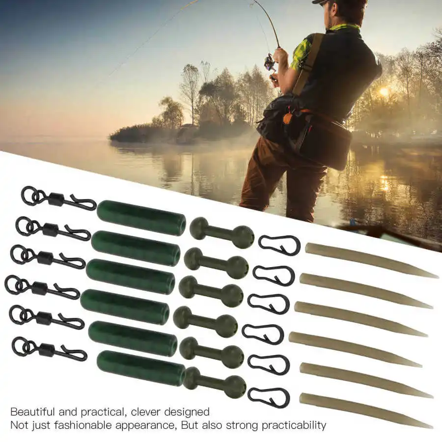 50 шт./компл. защитный свинцовый зажим для ловли карпа резиновый конус анти-втулка