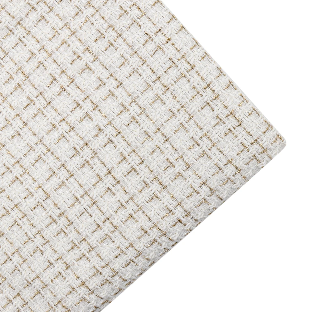 029 white 45CM*150CM Wool&Cashmere Weave Fancy Suiting Tweed Wool Fabric For Women Coat Overcoat Autumn&Winter New Cloth For DIY Sewing - Цвет: 029 white