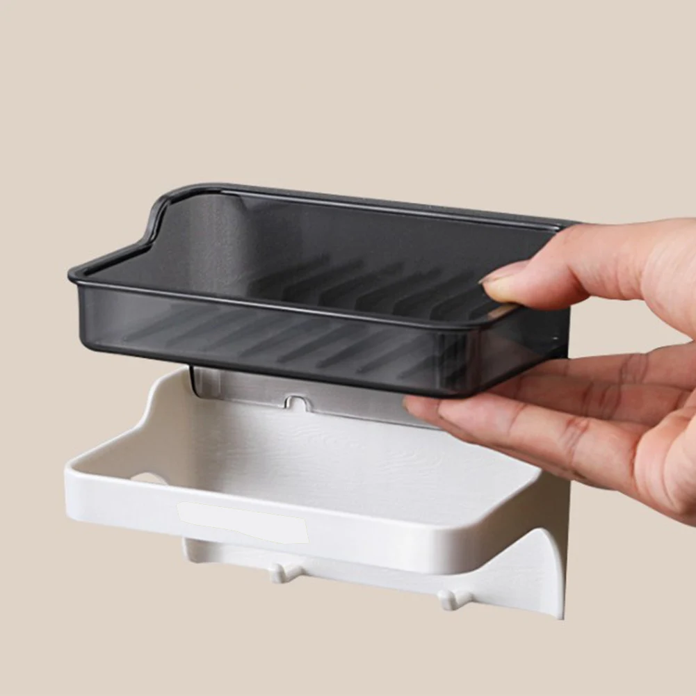 Домашний декор аксессуары для ванной комнаты мыльница клей Настенный контейнер