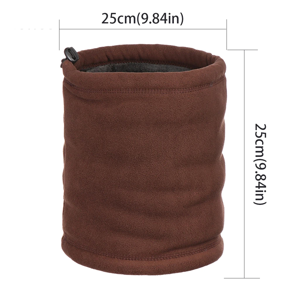 

Unisex Winter Warm Outdoor Multifunctional Scarf Thermal Warm Fleece Snood Scarf Neck Warmer Beanie Ski Balaclava Neck Warmer