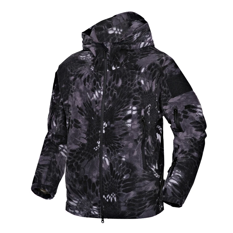 Outdoor Men Winter Warm Fleece Jackets Army Military Tactical Airsoft Jacket Coat Thermal Hiking Hunting Outwear Man Clothing | Спорт и