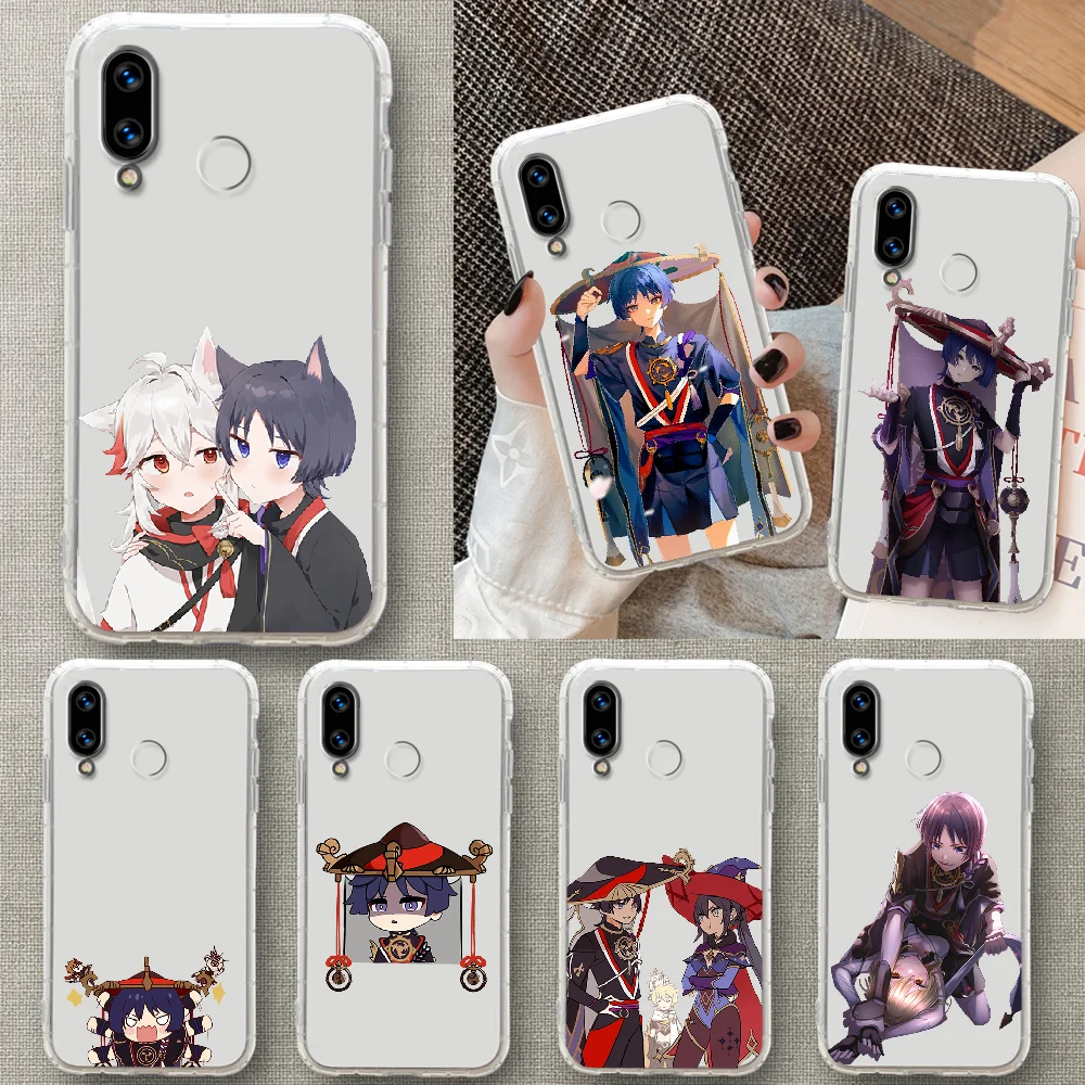 Чехол для телефона Genshin Impact Scaramouche для Huawei Honor 6 7 8 9 10 10i 20 A C X Lite Pro Play прозрачный красивый основной модный.
