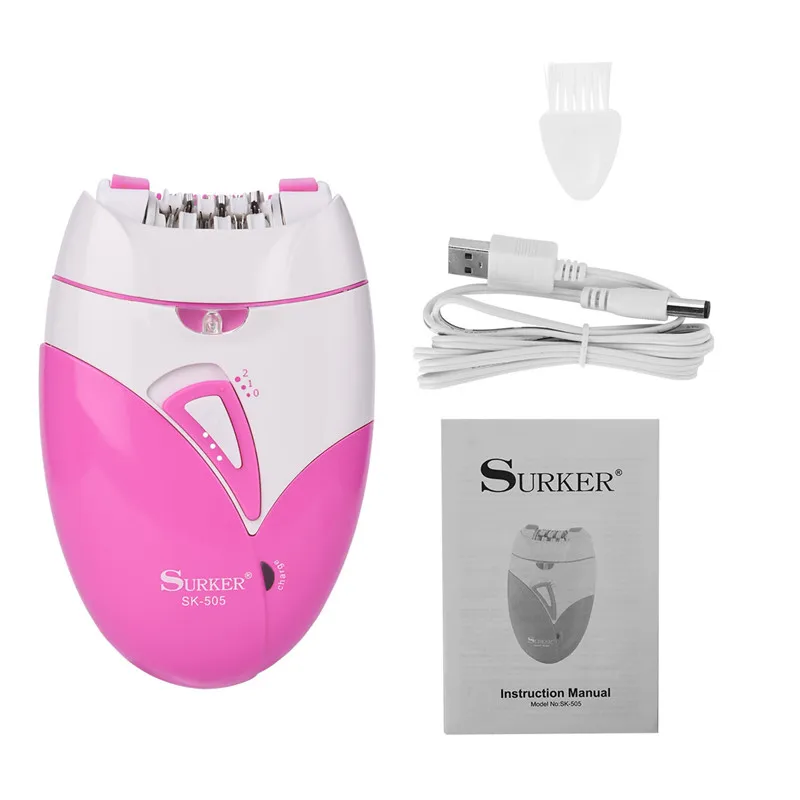 USB Перезаряжаемый женский Электрический эпилятор, бритва, безболезненное удаление волос, Женский Триммер для бритья, для удаления бикини, ног, тела, Depilador 38