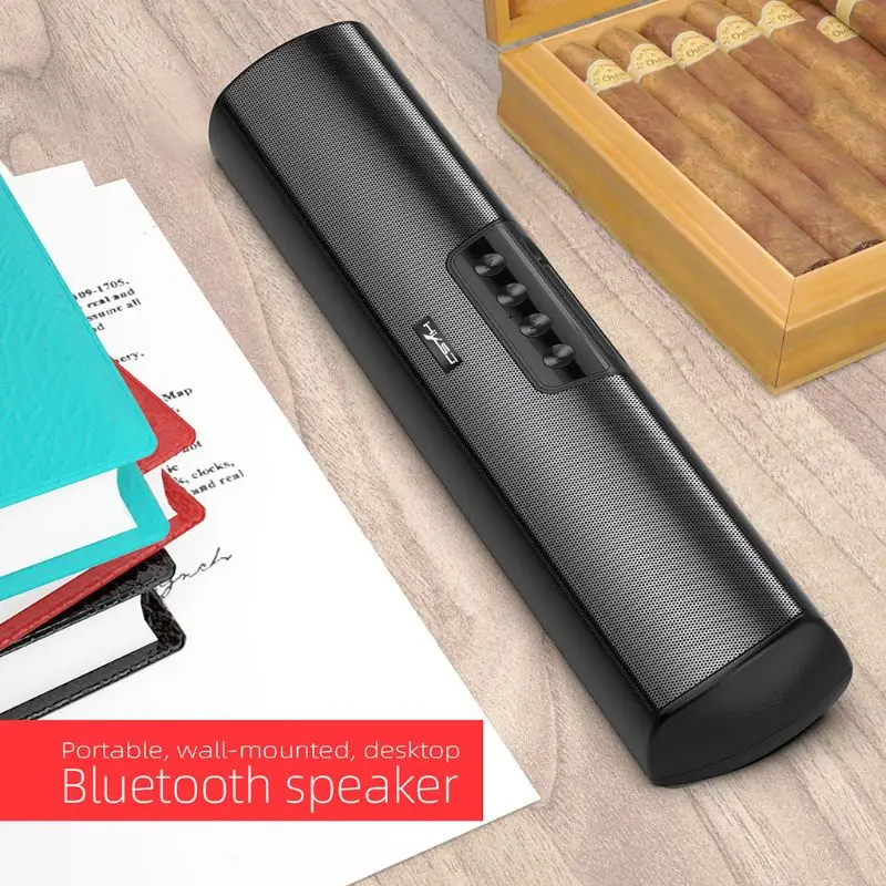 

Wireless Bluetooth 5.0 Soundbar Stereo Speaker Powerful Built In Storage Battery Microphone Double Horn TV Home Theater Sound Ba