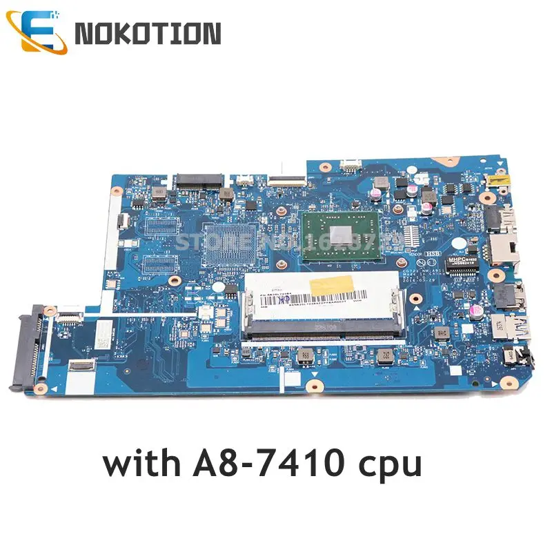 

NOKOTION для материнской платы ноутбука lenovo 110-17ACL A8-6410 cpu DDR3 5B20L72484 CG721 NM-A911 основная плата полный тест
